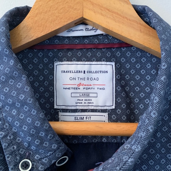 Travellers Collection Dress Shirt - Picture 3 of 4